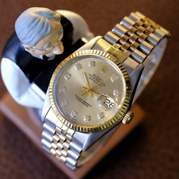 Rolex Datejust 16013  Factory Diamond Dial  36mm - Picture 5 of 5